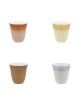 Set of 4 mocha cups Illusions DEGRENNE - 2 colors