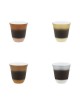 Set of 4 mocha cups Illusions DEGRENNE - 2 colors