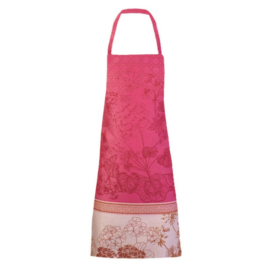 Garnier Thiebaut Pink Geraniums Apron Stain Resistant