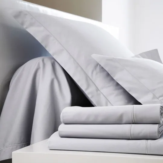 Blanc des Vosges UNI Satin bed set - 9 colors