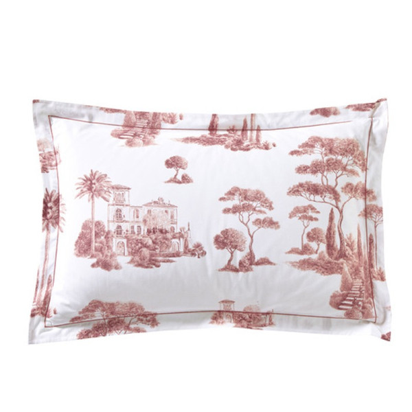 Blanc des vosges Promenade Set of bed linen Percale De Coton