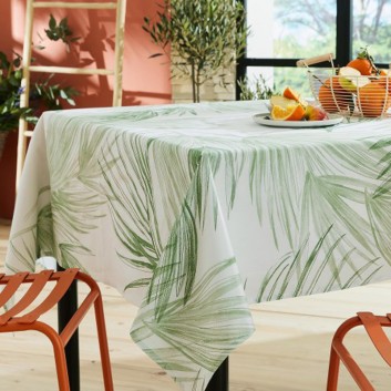 Tradilinge Oasis Green Tablecloth - 7 sizes