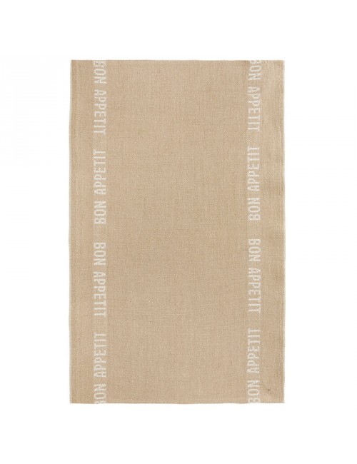 2 Bon appétit 100% linen Charvet tea towels - 9 colors