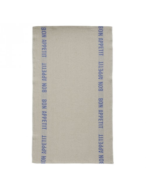 2 Bon appétit 100% linen Charvet tea towels - 9 colors