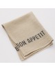 6 Napkins Bon Appétit Charvet 100% Linen