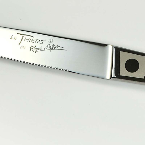 Roger Orfèvre Box of 6 Thiers knives "Décors maison"