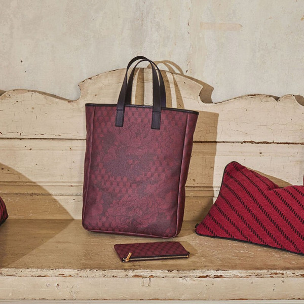 Le Jacquard Français Pivoine coton tote bag - 2 sizes
