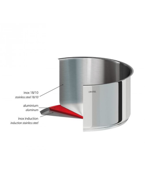 CRISTEL Castel Pro Stockpot stainless steel - 2 sizes