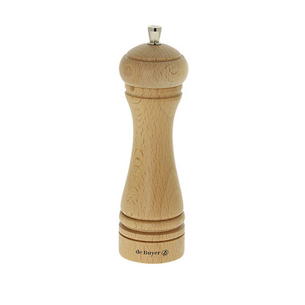 De Buyer Wooden Salt and Pepper Mills 18cm Java