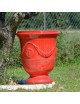 Terre Figuière Red glazed Anduze vase - 4 sizes