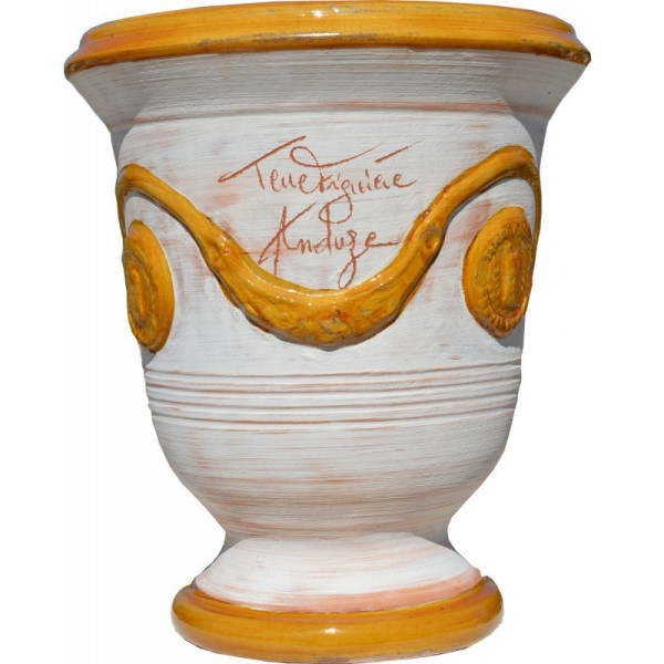 Terre Figuière Vase Anduze Cerused honey - 4 sizes