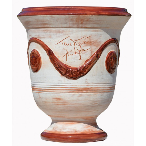 Terre Figuière Vase Anduze Limed burgundy - 4 sizes