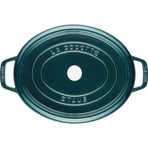 STAUB COCOTTE OVALE 31 CM ブルーインテンス Staub Cocotte Oval Blue La Mer - 2 sizes