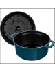 Staub Blue La Mer round cast iron cocotte - 4 diameters