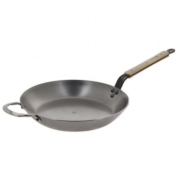 De Buyer Minéral B wood steel pan - 5 sizes