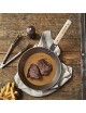De Buyer Minéral B wood steel pan - 5 sizes