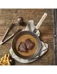 De Buyer Minéral B wood steel pan - 5 sizes