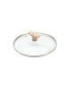 De Buyer glass lid wooden knob - 4 sizes