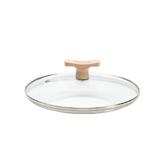 De Buyer glass lid wooden knob - 4 sizes