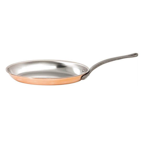 Matfer 2.5mm Oval Copper Frying Pan - 36cm