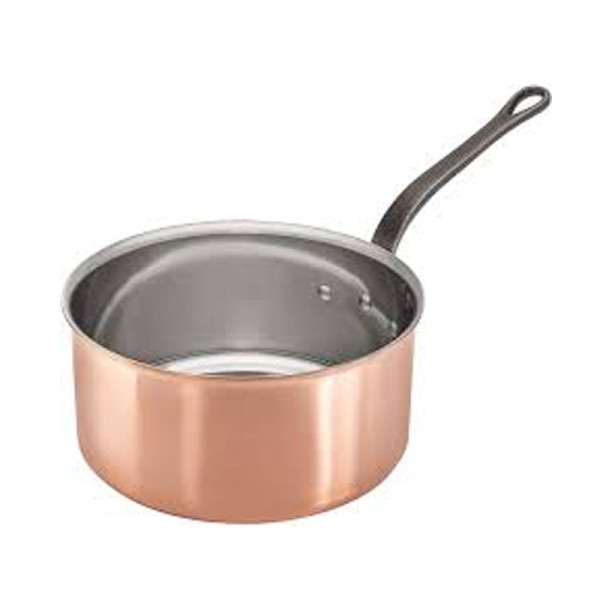 Matfer 2,5mm Copper Saucepan - 6 sizes
