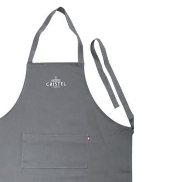 CRISTEL 100% Cotton Gray Apron