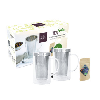 Cristel Gift set "Tea for two"
