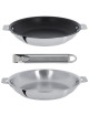 Cristel Casteline 2 frying pan set with removable handle 24 28cm