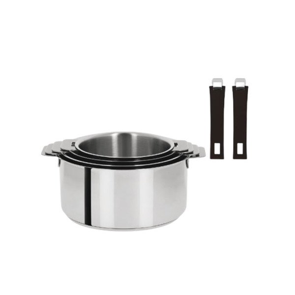 Cristel Mutine removable 14 pieces set stainless steel