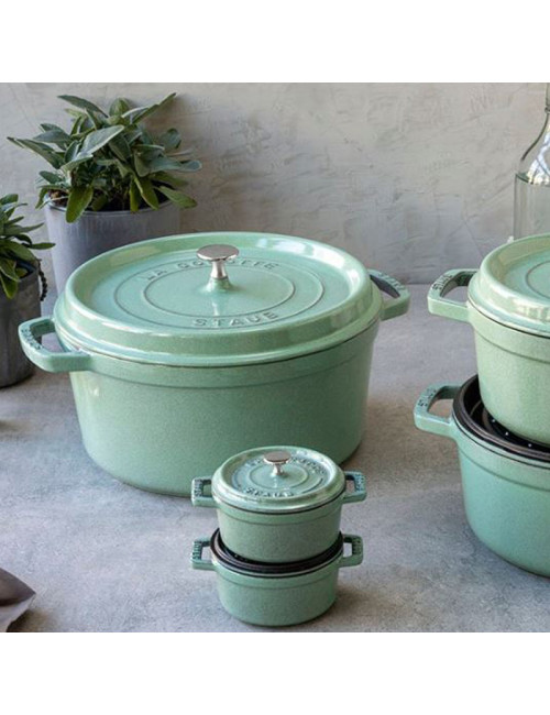 STAUB Cast Iron Cocotte Sauge - 6 sizes