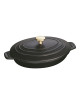 STAUB Hot plate cast iron 23cm graphite grey