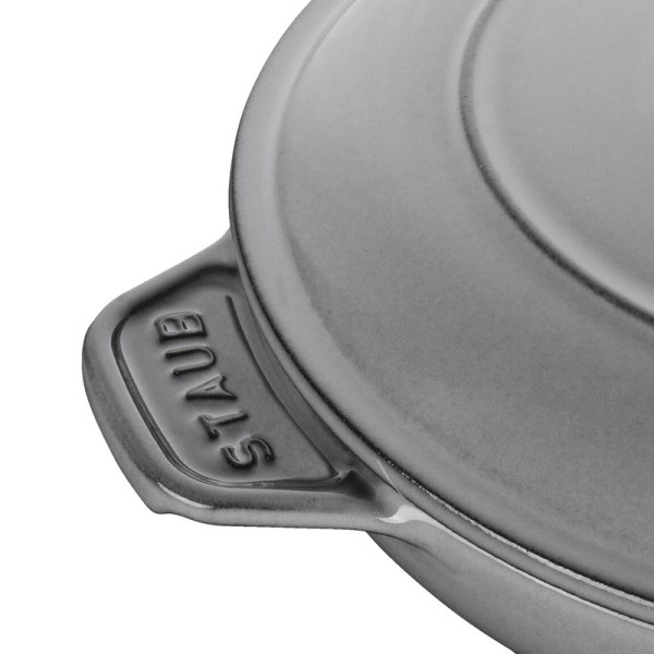 Staub Round Hot Plate Cast Iron Dish 20 cm - 2 colors