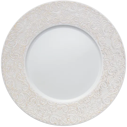 6 Plates L Couture DEGRENNE gold - 2 sizes