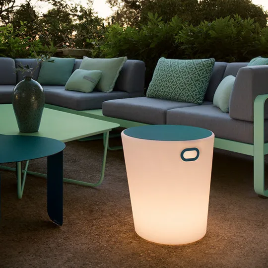 Fermob INOUI Bluetooth illuminated stool - 5 colors