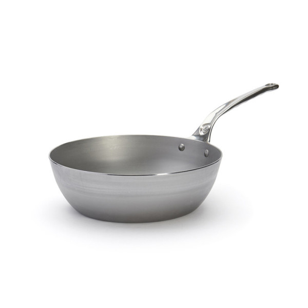 De Buyer Mineral B Pro steel sauté pan - 2 sizes