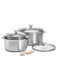 De Buyer Alchimy Loqy Set of 3 saucepans 7 pieces