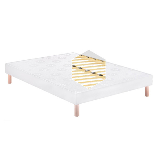 Merinos Fred Stylo bed base boxspring rigid slats - 17 sizes