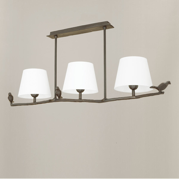 Objet Insolite Plume Bronze Suspension Lighting Lamp - 3 colors