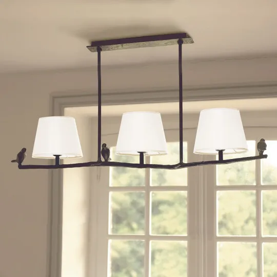 Objet Insolite Plume Bronze Suspension Lighting Lamp - 3 colors
