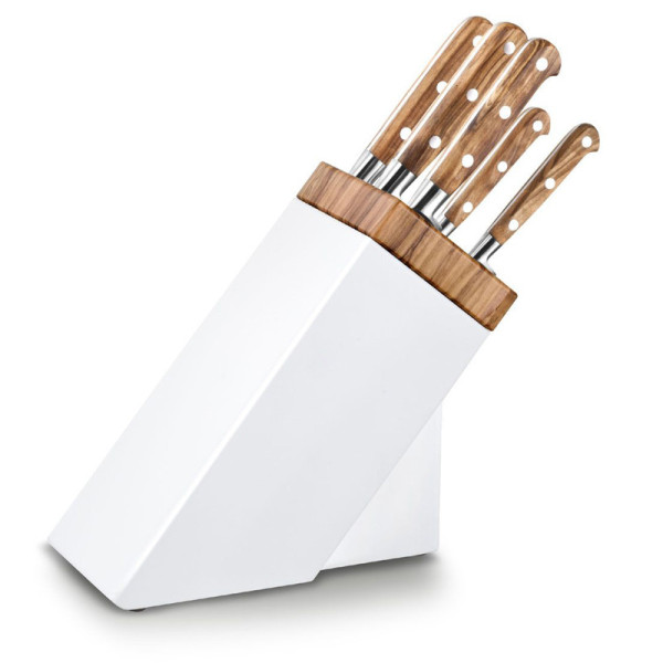 SABATIER Arles block and 5 kitchen knives