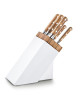 SABATIER Arles block and 5 kitchen knives