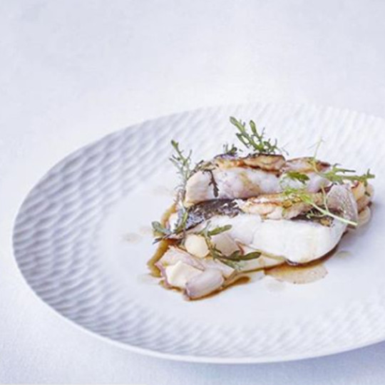 Pergay 6 Porcelain Empreinte Plates 27cm