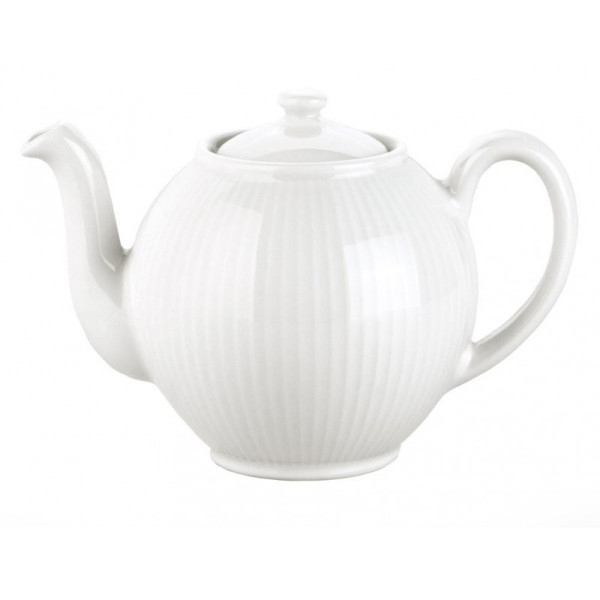 Plissé PILLIVUYT porcelain teapot 50cl or 150cl - 2 sizes