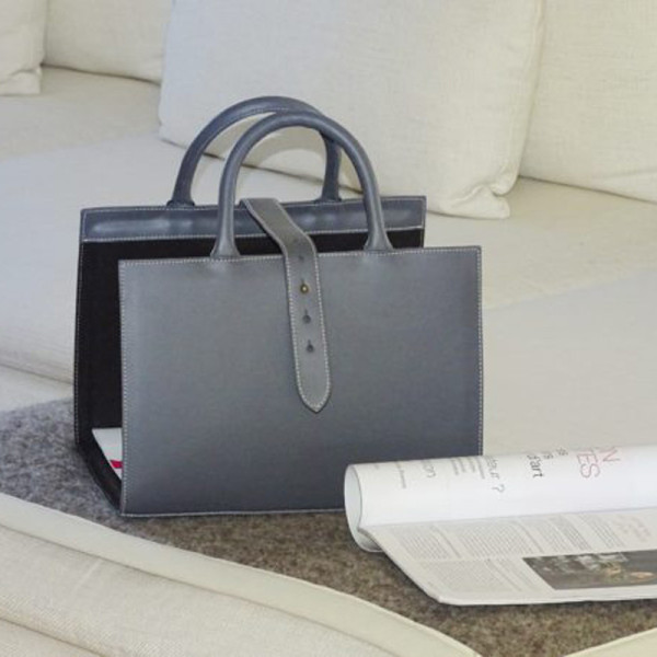 Midipy leather magazine rack - 6 colors