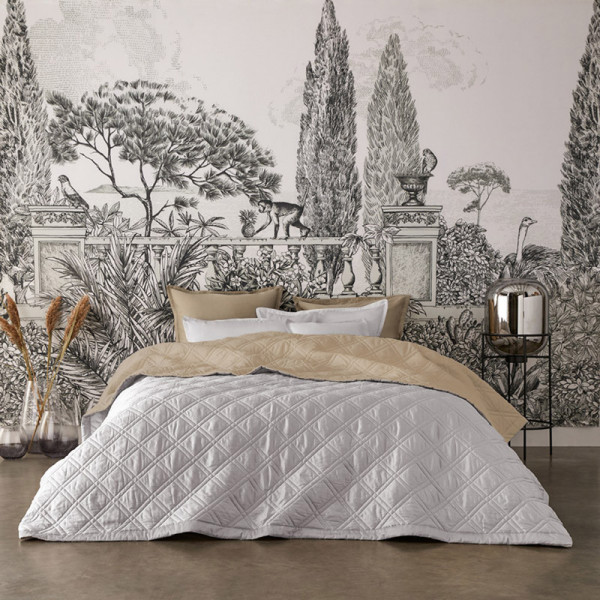 Turpault Merveille reversible bed cover - 2 colors