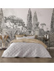 Turpault Merveille reversible bed cover - 2 colors