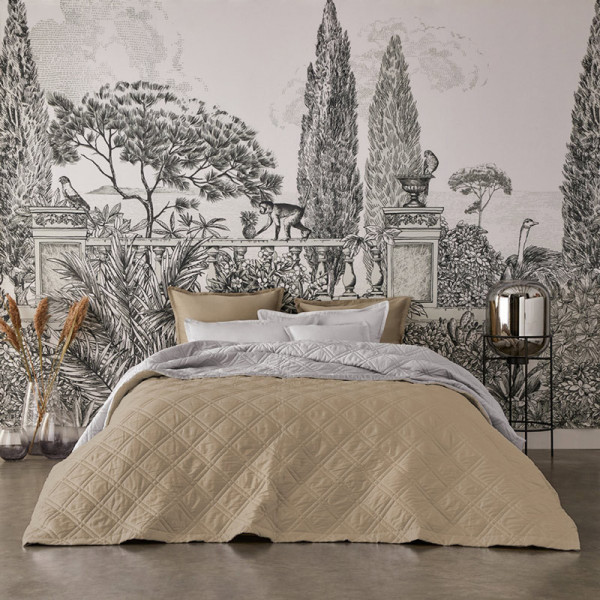 Turpault Merveille reversible bed cover - 2 colors