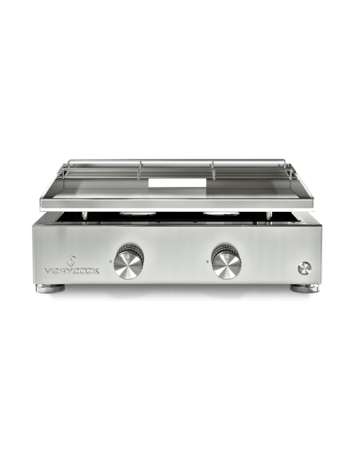 Plancha Simplicity Verycook 2 burner stainless steel plate - 6 colors