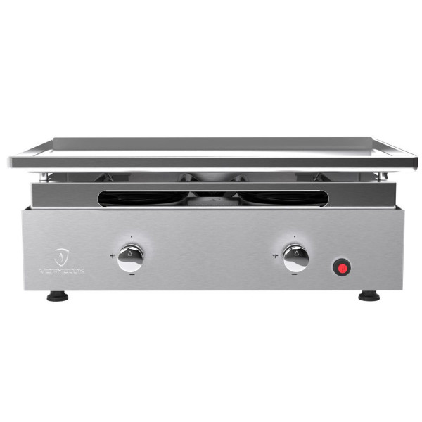 Verycook Plancha gas 2 burners Creative Verynox