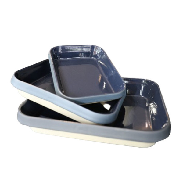 Set of 3 Digoin stoneware dishes